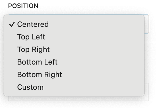 Cookie management settings